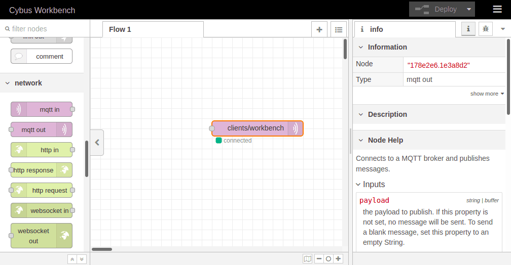 Workbench New Node