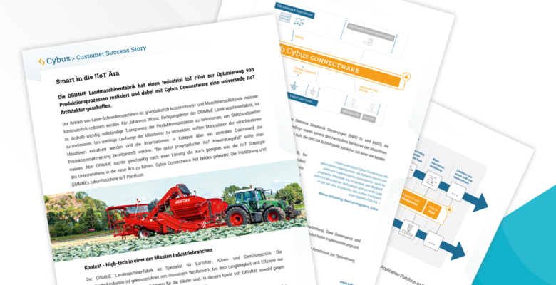 Success Story Datenarchitektur und CNC Anbindung mit Cybus und GRIMME Landmaschinenfabrik