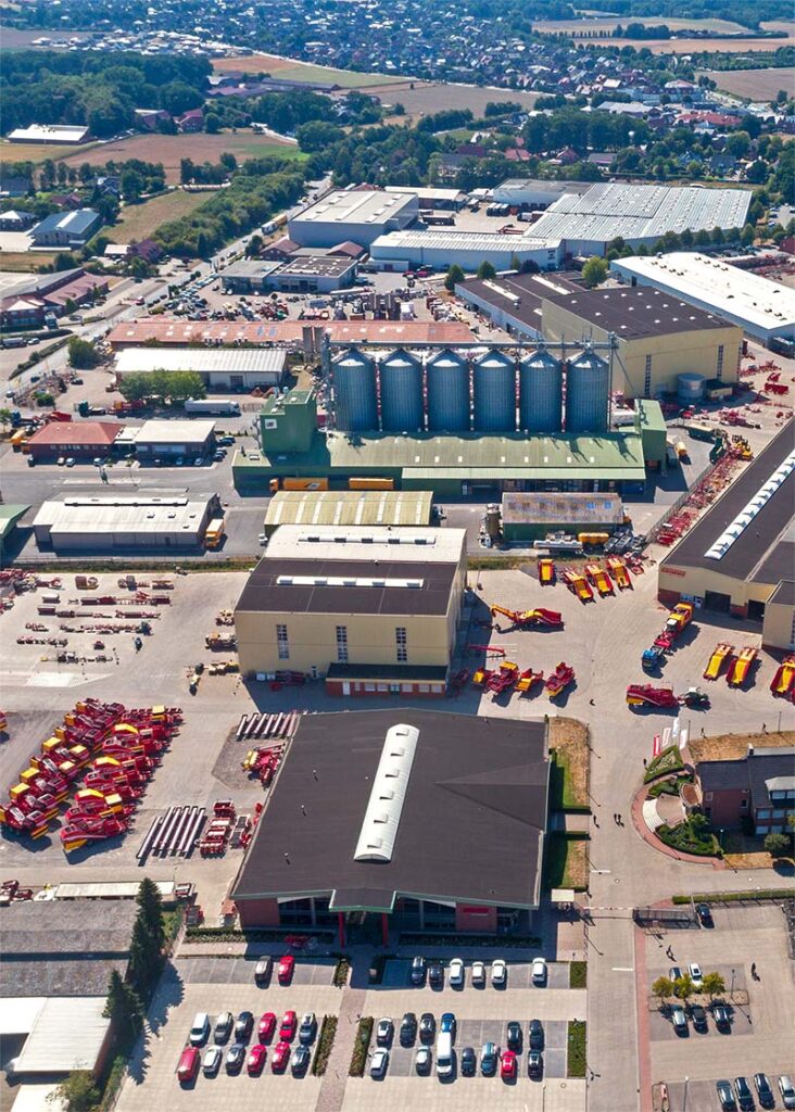 Die Produktion und Fabrik von GRIMME Landmaschinenfabrik in Damme