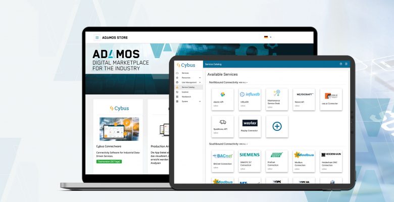 Vernetzte Produktion mit Cybus im ADAMOS STORE