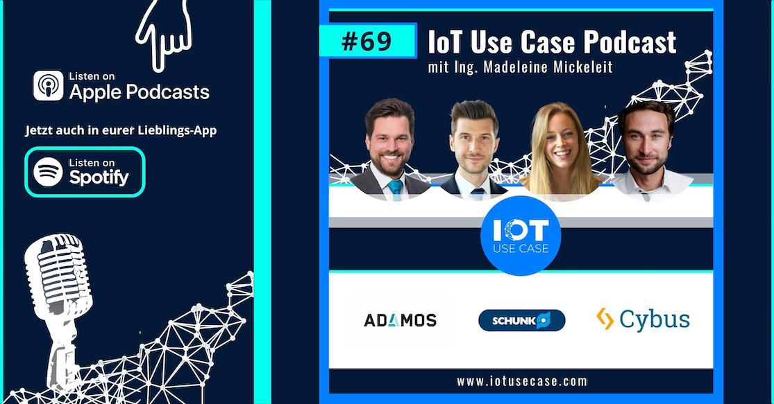 IoT Use Case podcast mit Cybus, ADAMOS and SCHUNK