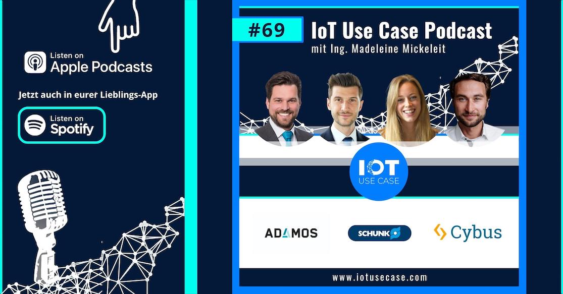 IoT Use Case podcast mit Cybus, ADAMOS und SCHUNK