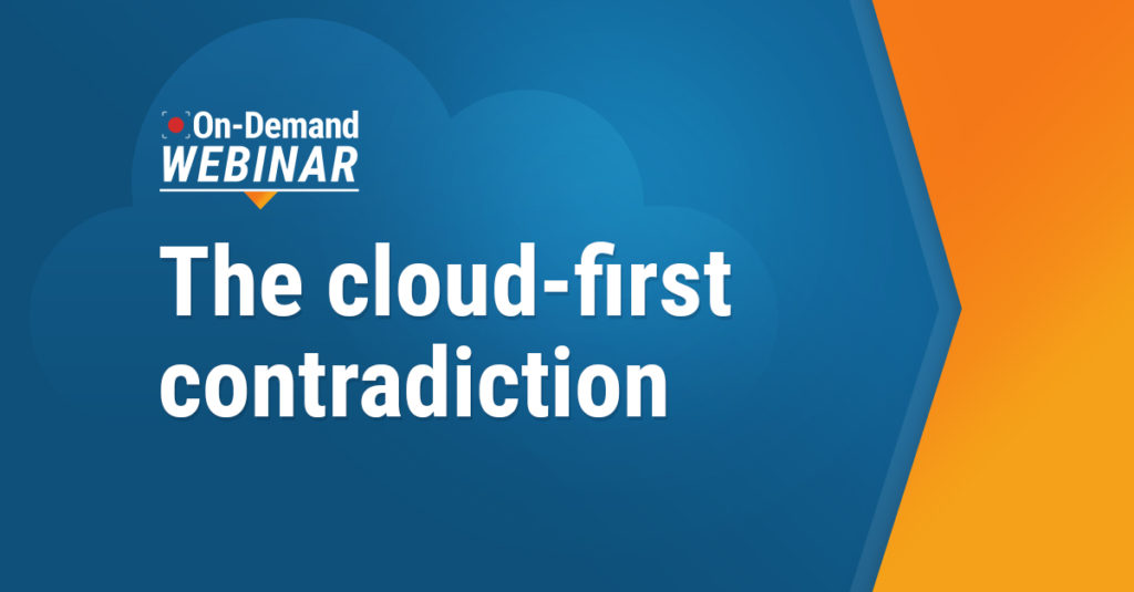 On-Demand Webinar von Cybus mit dem Thema: The cloud-first Contradiction