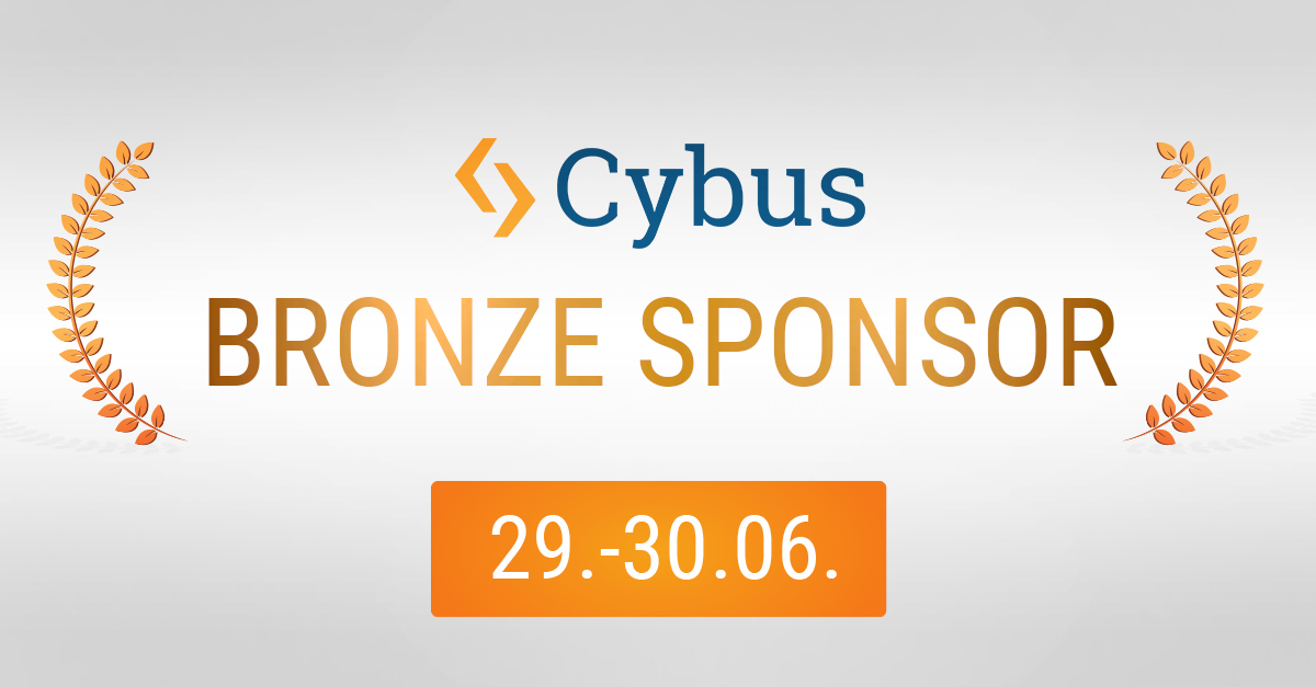 Cybus ist Bronze Sponsor auf dem Data in Manufacturing Smart Industry Summit.