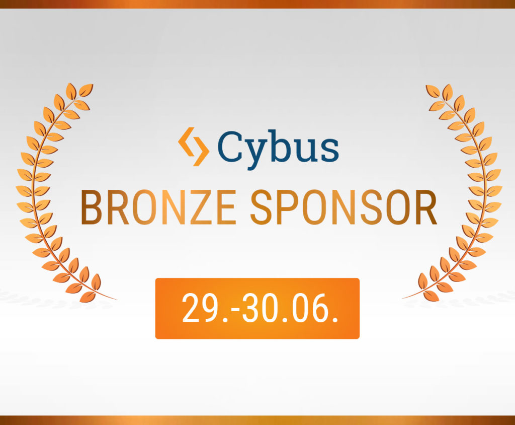 Cybus ist Bronze Sponsor auf dem Data in Manufacturing Smart Industry Summit.
