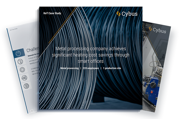 case study mockup of a company in the metal processing saving energy