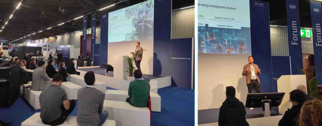 Energiemanagement Vortrag von Cybus auf der SPS in Nürnberg