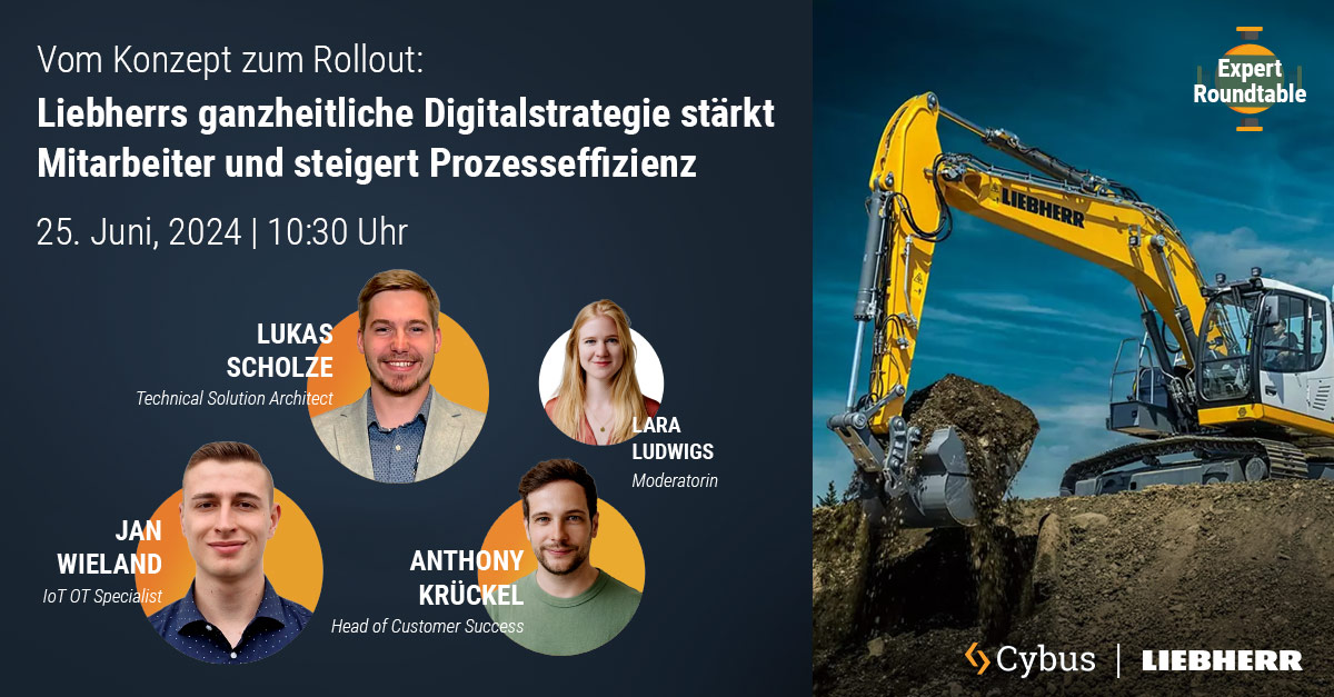 The digital strategy of Liebherr | Webinar hosted by Cybus