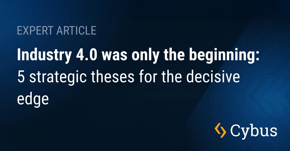 industry 4.0 was only the beginning